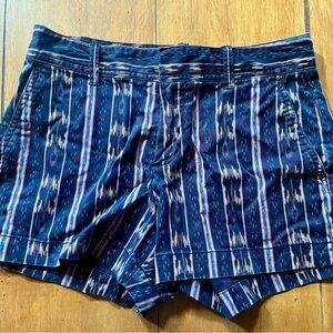 Southwest Patterned Blue Women's Shorts